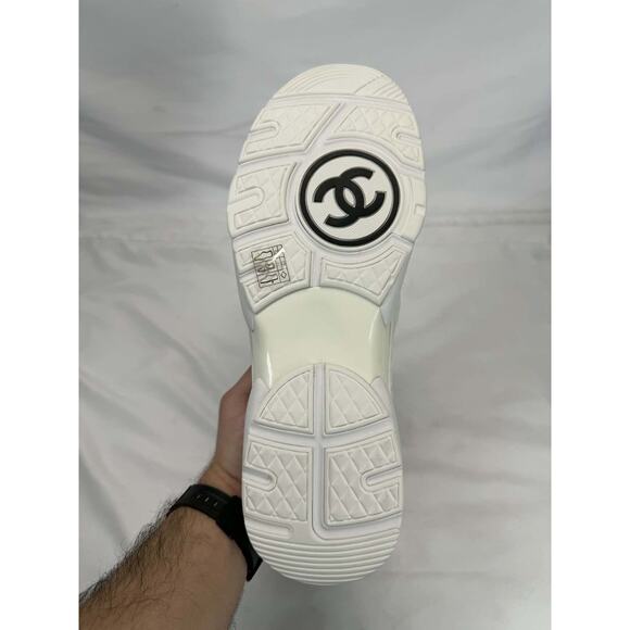 Chanel Interlocking CC Sneakers US 13 SPB-MS 343345 (343345)